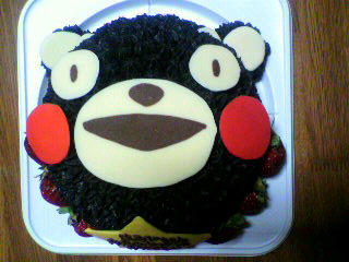くまモンケーキ 食いしん坊なdiary